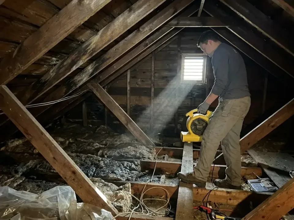 attic-water-damage-drying-proc-007 — frequently asked questions, Emergency Water Extraction & 24/7 Flood Response in Lemont,…